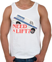 printfashion Need lift? - Férfi atléta - Fehér (2517624)