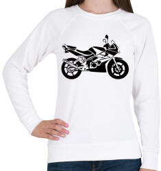 printfashion cbr125 - Női pulóver - Fehér (2913436)