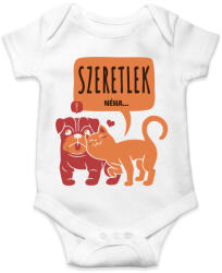 printfashion Szeretlek! Néha. . . - Baba Body - Fehér (1332829)