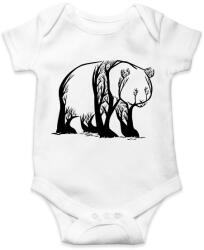 printfashion Panda fa - Baba Body - Fehér (1557231)