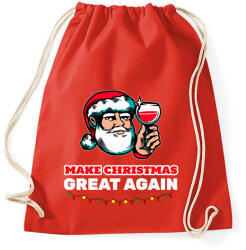 printfashion MAKE CHRISTMAS GREAT AGAIN 2 - Sportzsák, Tornazsák - Piros (10821686)