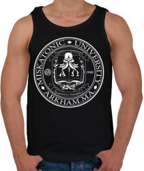 printfashion Miskatonic University - Férfi atléta - Fekete (7081161)
