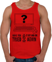 printfashion YOU HAVE TRIED - Férfi atléta - Piros (2074770)