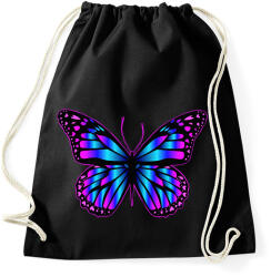 printfashion Pillangó - Sportzsák, Tornazsák - Fekete (6115111)