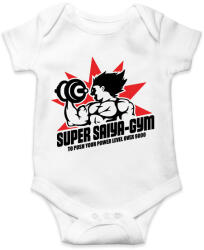printfashion Super Saiyan Gym - Baba Body - Fehér (1480616)