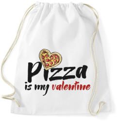 printfashion Pizza valentine - Sportzsák, Tornazsák - Fehér (1177757)