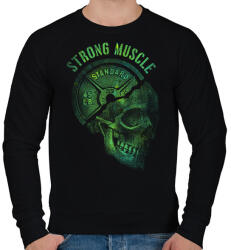 printfashion Strong Muscle - Férfi pulóver - Fekete (5345173)