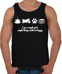 printfashion simlpe thingsf - Férfi atléta - Fekete (2924612)