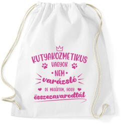 printfashion Kutyakozmetikus vagyok - Sportzsák, Tornazsák - Fehér (7249202)