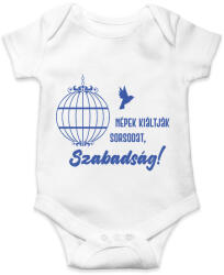 printfashion Radnóti Miklós - Népek kiáltják sorsodat - Baba Body - Fehér (6613814)