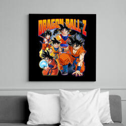 printfashion Dragon Ball Z - Goku - Vászonkép - Fekete (14262840)