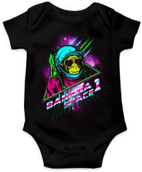 printfashion Space Monkey - Baba Body - Fekete (2299347)
