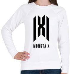 printfashion monsta x - Női pulóver - Fehér (3559158)