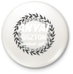 printfashion anyai ösztön kerek fehér - Kitűző, hűtőmágnes - Fehér (6877161)