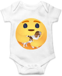 printfashion Cavalier King Charles spániel - Baba Body - Fehér (13045299)