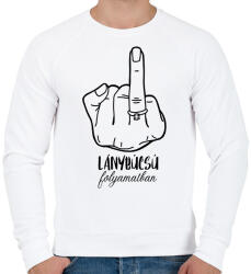 printfashion Lánybúcsú folyamatban - lánybúcsús póló a csapatnak - Férfi pulóver - Fehér (13175892)