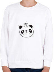 printfashion Panda páros 2 - Gyerek pulóver - Fehér (6078092)