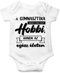 printfashion A gimnasztika nem csak egy hobbi - Baba Body - Fehér (7157916)
