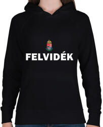 printfashion Felvidék - Női kapucnis pulóver - Fekete (14115746)