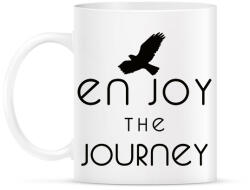 printfashion ENJOY THE JOURNEY - Bögre - Fehér (7084623)