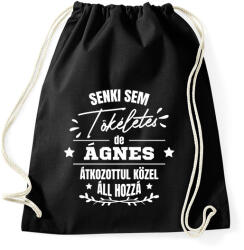 printfashion Egyedi neves névnapi ajándék - Sportzsák, Tornazsák - Fekete (15724376)
