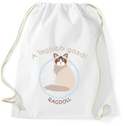 printfashion A legjobb gazdi - Ragdoll - Sportzsák, Tornazsák - Fehér (6304253)