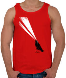 printfashion Laser crow - Férfi atléta - Piros (225976)