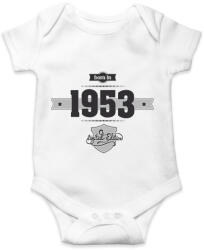 printfashion born-in-1953-(dark&lightgrey) - Baba Body - Fehér (1329666)