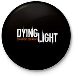 printfashion DYING LIGHT - Kitűző, hűtőmágnes - Fekete (3099353)
