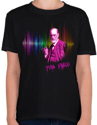 printfashion PINK FREUD - Gyerek póló - Fekete (1839734)