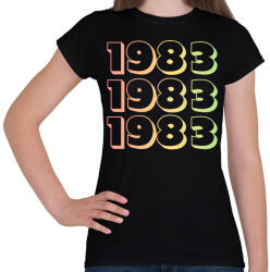 printfashion 1983 - Női póló - Fekete (12735440)