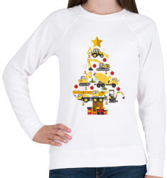 printfashion Markolós karácsonyfa - Női pulóver - Fehér (14739785)