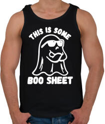 printfashion This is some BOO SHEET (bullshit) - Férfi atléta - Fekete (16631139)