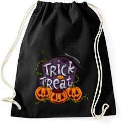 printfashion Csokit vagy csalunk - Sportzsák, Tornazsák - Fekete (1857685)