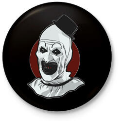 printfashion Terrifier - Kitűző, hűtőmágnes - Fekete (14793194)