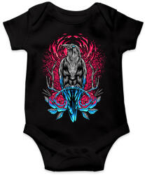 printfashion Holló - Baba Body - Fekete (13750098)