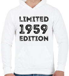 printfashion 1959 - Férfi kapucnis pulóver - Fehér (5057740)