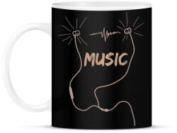 printfashion music - Bögre - Fekete (4140013)