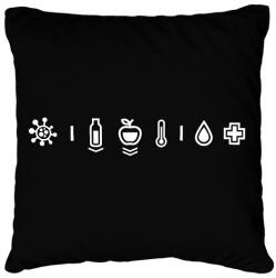 printfashion Dayz icon - Párnahuzat, Díszpárnahuzat - Fekete (15966987)