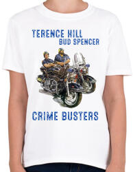 printfashion crime busters - Gyerek póló - Fehér (8958322)