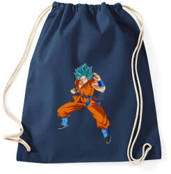 printfashion dragon ball ssj-goku - Sportzsák, Tornazsák - Sötétkék (4190761)