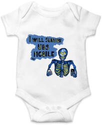 printfashion Csontváz Póló_will - Baba Body - Fehér (1332924)