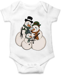 printfashion Hóember család - Baba Body - Fehér (15204101)