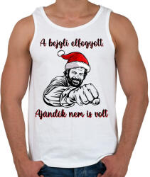 printfashion A bejgli elfogyott, ajándék nem is volt Bud Spencer - Férfi atléta - Fehér (11325330)