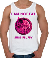 printfashion Fluffy cat - Férfi atléta - Fehér (6312760)