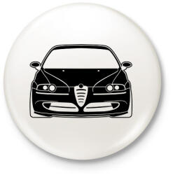 printfashion Alfa Romeo 147 03 - Kitűző, hűtőmágnes - Fehér (12682257)