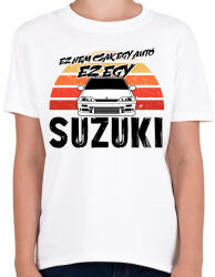 printfashion Ez nem csak egy autó ez egy SUZUKI - Gyerek póló - Fehér (16457270)