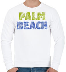 printfashion PALM BEACH - Férfi pulóver - Fehér (283622)