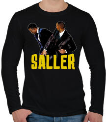 printfashion Saller - Férfi hosszú ujjú póló - Fekete (6559505)