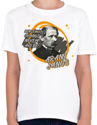 printfashion Arany János - Mindenki gyanús - Gyerek póló - Fehér (9956464)